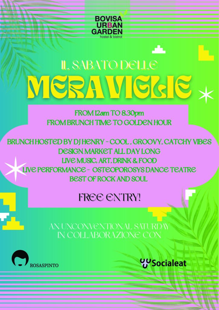 locandina il sabato delle meraviglie che si terrà il 17 maggio dalle ore 12.00